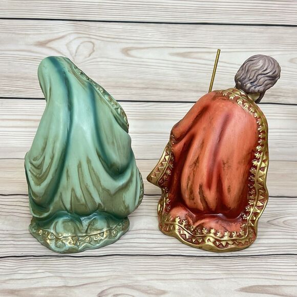 VTG Elements 5 Pc Royal Nativity Scene 2007 Hand Painted Porcelain Holy Family - Picture 7 of 14